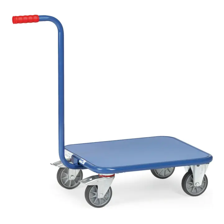 fetra Chariot à poignée KF 9 avec plateau en tôle d'acier - charge max. 250kg Bon Marché