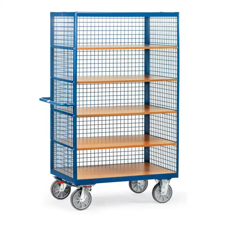 Top Qualité fetra Fourgon 3392 avec ridelles grillagées - charge max. 750kg pneus TPE