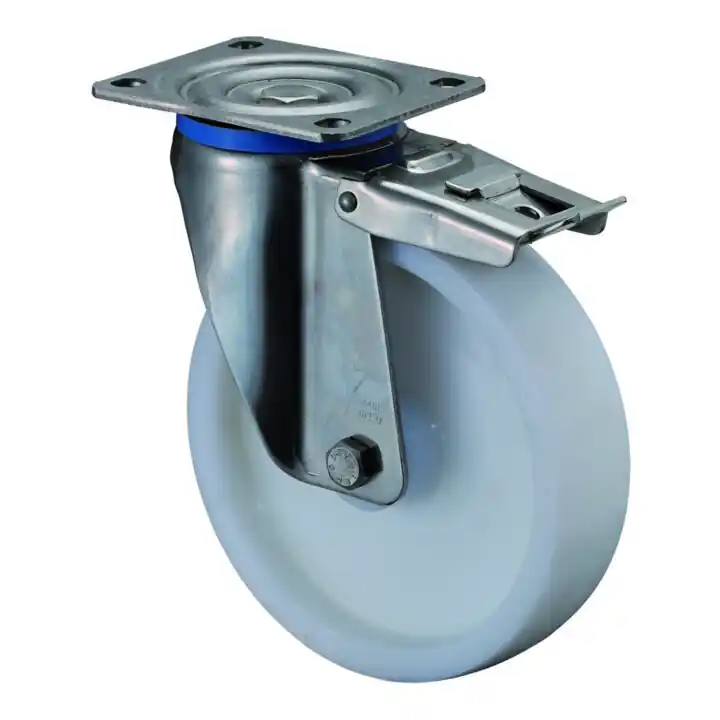 BS Rollen Roulette pivotante HS120.B14, avec plaque, Ø200, L50mm, 700kg Top Vente