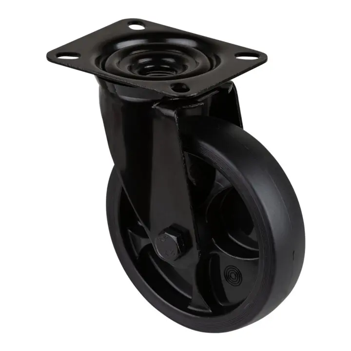 Prix Bas BS Rollen Roulette pivotante L800.B44.126.06 avec plaque, Ø 100 L 32mm, 120kg TPR
