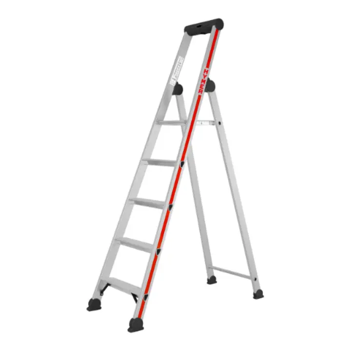 Escabeau simple avec plate-forme, 5 marches Hymer Tendance