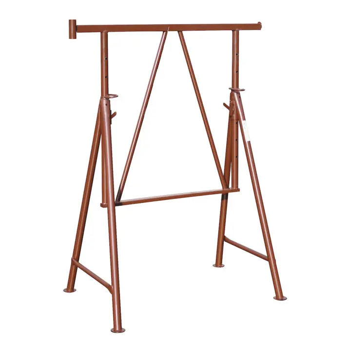 Certifié müba Échafaudage chevalet peint L 1,20m H 0,75-1,30m