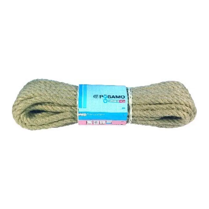 Expédié Aujourd’hui PÖSAMO Corde multifonction en chanvre imprimée 8-9mm x 20m sur bobine
