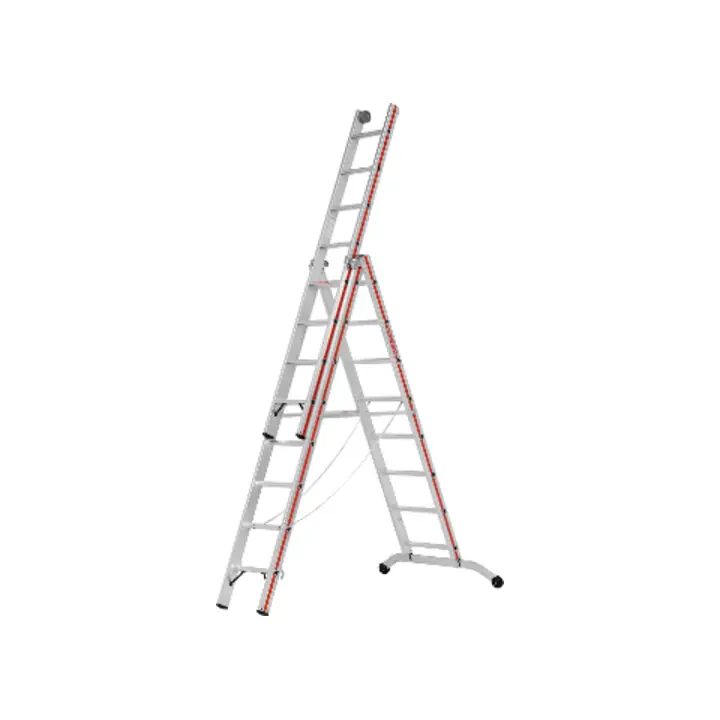 Échelle transformable à marches, trois plans, 3x8 échelons/marches Hymer Achat Immédiat