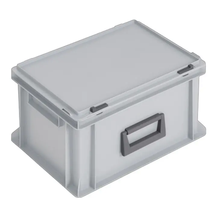 Quantité Limitée coffret plastique L400xl300xH233 mm PP 1 manche fermoir coulissant gris 20 l