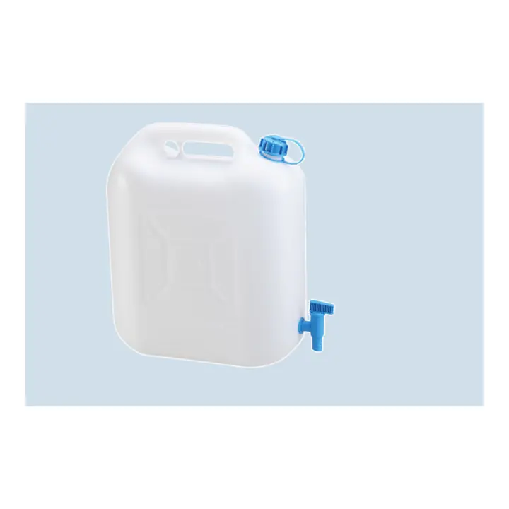 Nourrices à eau ECO 22 L avec robinet, PE-HD naturel, robinet de vidange fixement monté (bleu) Must-Have