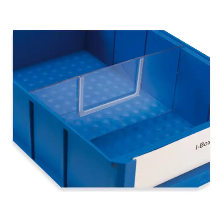 Cloisons de séparation SAN pour boîte de rayonnage large transparent Prix Promo