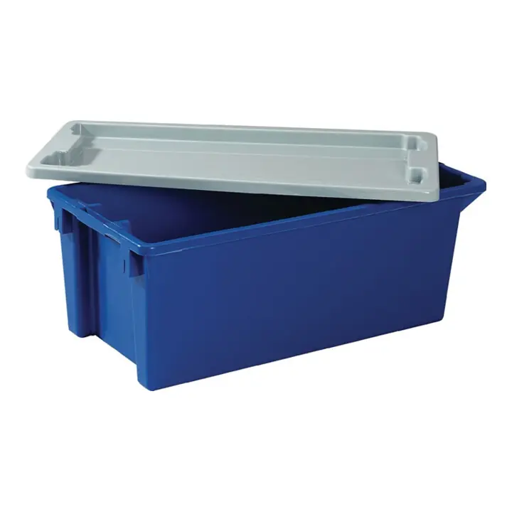 Couvercle L300xl200mm gris polystyrène adapté au bacs gerbables-emboîtables Prix Cassé