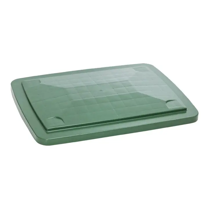 Artisanat Couvercle L945xl725mm vert polyéthylène HD adapté à cont. transp. 400 l CRAEMER
