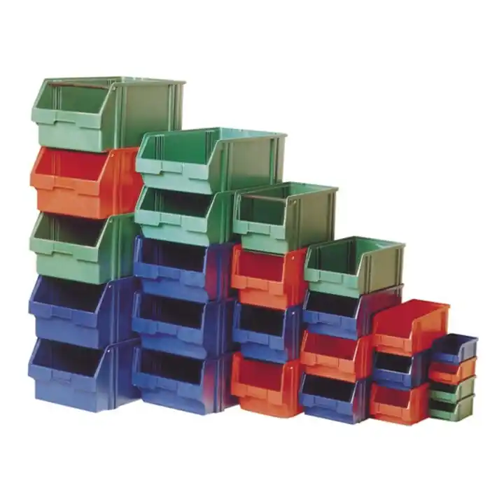 Achetez Aujourd’hui Boîtes de rangement ouvertes L460/425xl306xH183mm PS rouge LA-KA-PE