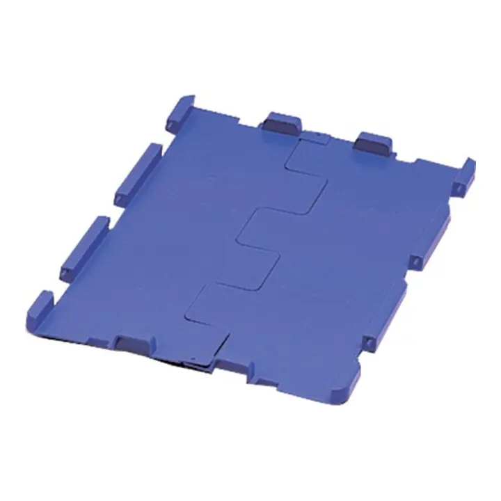 Acheter En Ligne Couvercle rabattable PP L400xl300mm bleu avec charnière 4 pcs/carton LA-KA-PE