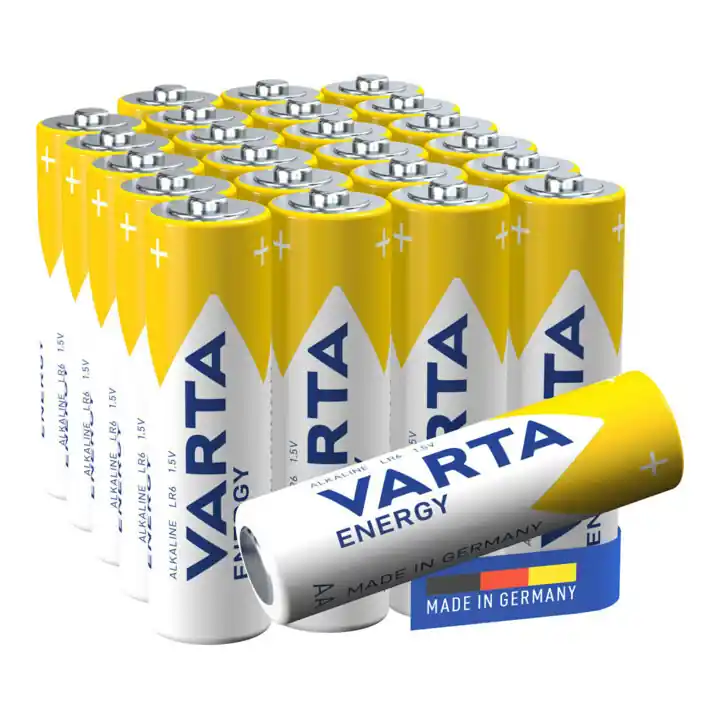 Achat Immédiat Varta Batterie Energy AA pack de 24 Alcaline Cube
