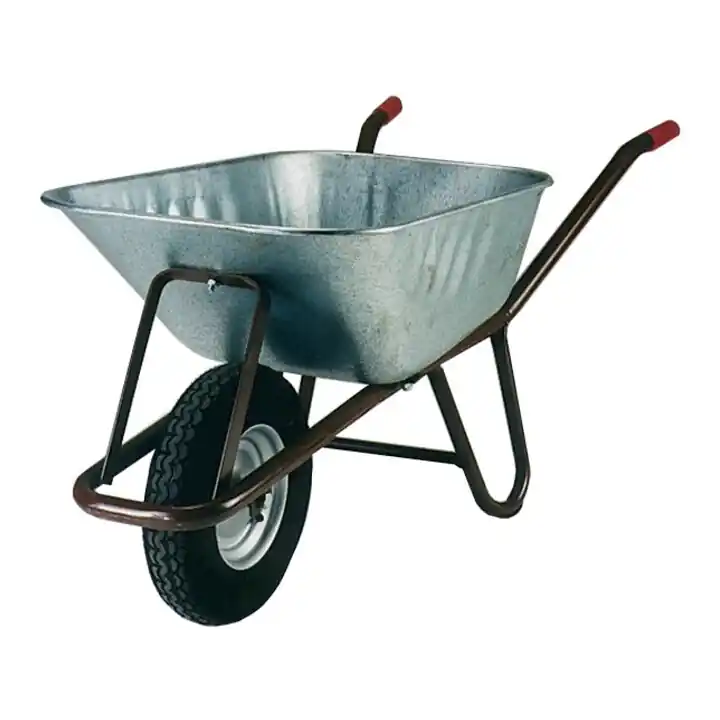 müba Brouette béton avec roulement en nylon, roue pneumatique 400×100 mm, 90 l Top Vente