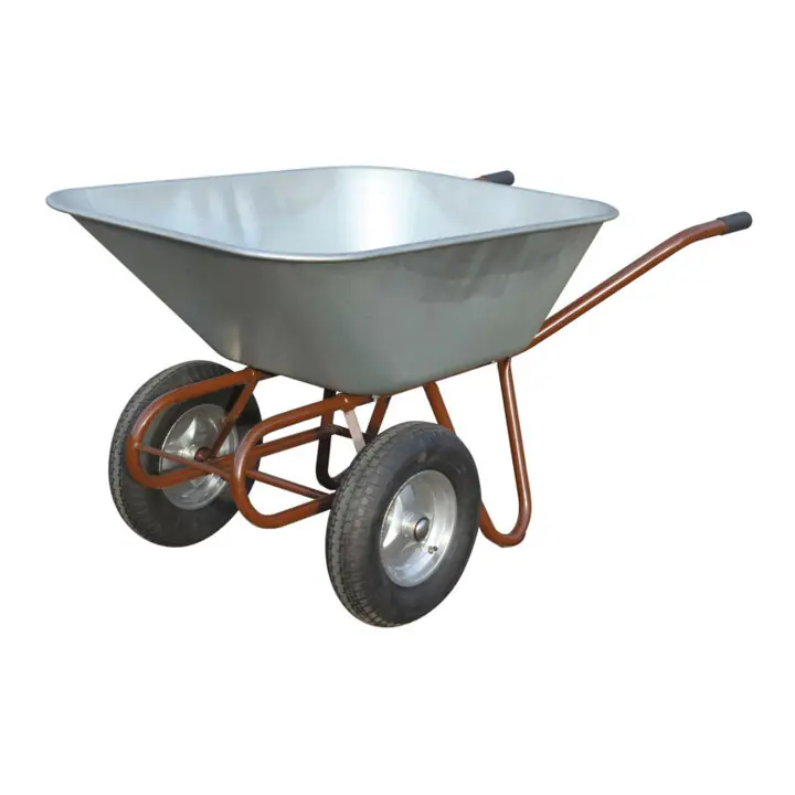 Marque müba Brouette à deux roues 150 L avec 2 pneus gonflables