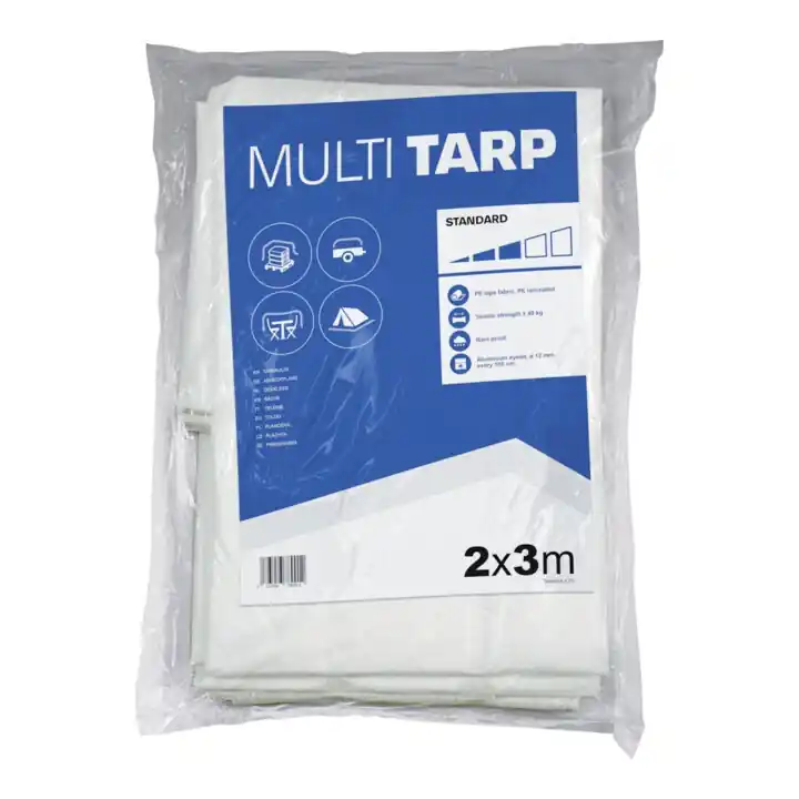 Certifié Bâche MULTI TARP standard 2x3 m 120 g