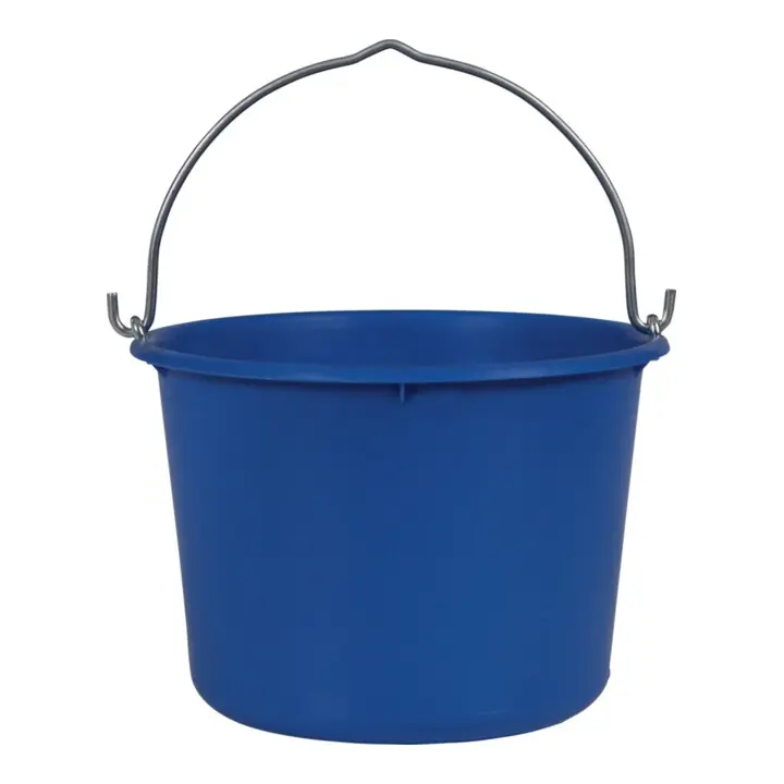 Seau de chantier 12 l lourd bleu polyéthylène Achat Immédiat
