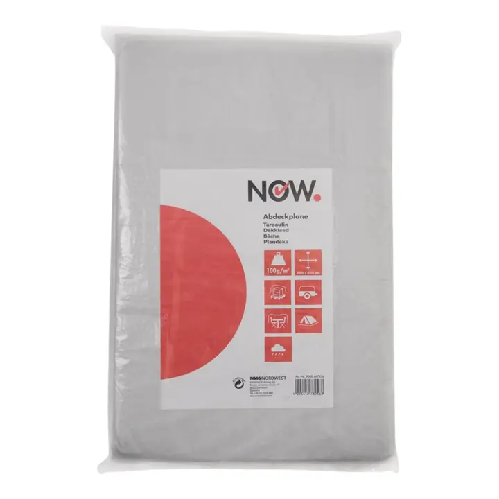 Bâche multiusage Multi-Tarp-Standard l.4000xL5000mm avec des oeillets en alumini Meilleure Vente