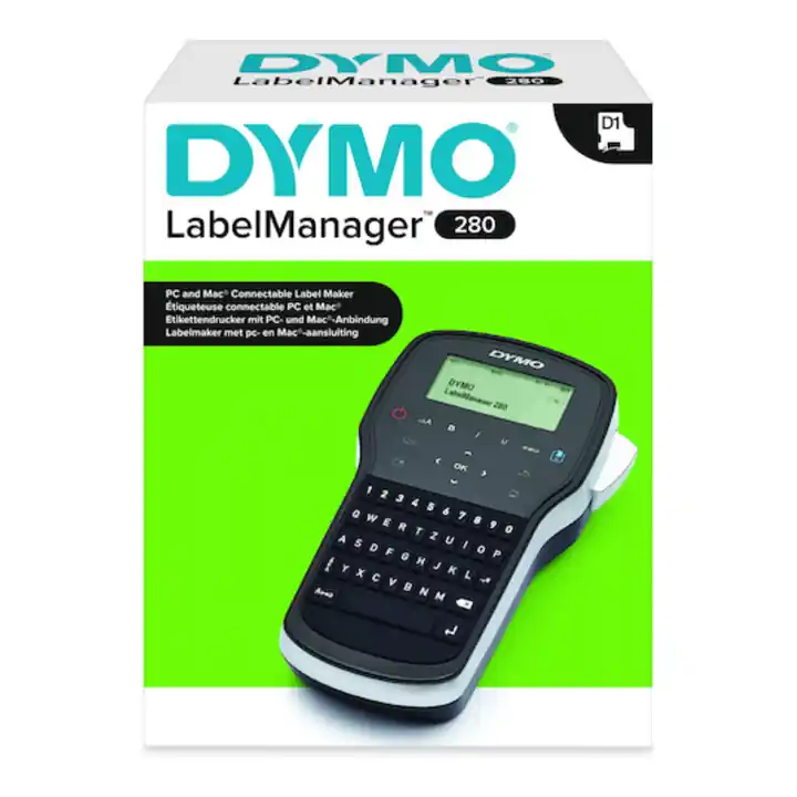 Étiqueteuse Label MANAGER 280 l. de la bande d&rsquo;écriture 6, 9, 12 mm appareil por Expédié Aujourd’hui