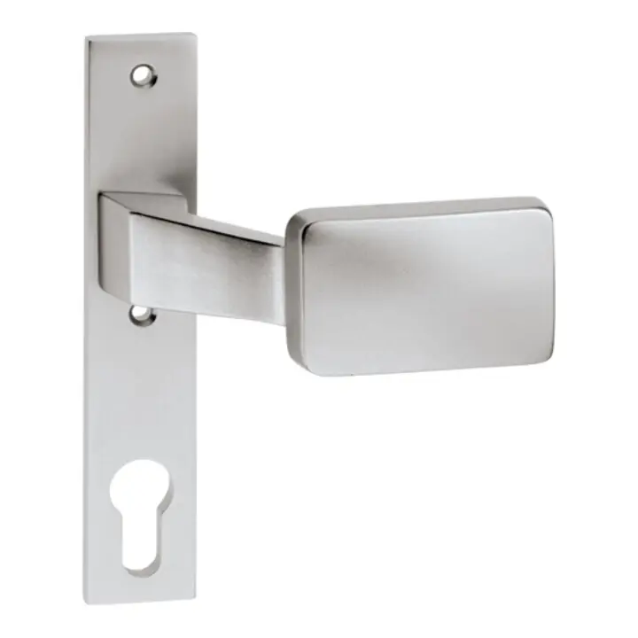 Satisfait Ou Remboursé Poignée de boîtier de serrure 1317/1010 fixe/rotative Alu.F1/naturf.4-KT.8mm