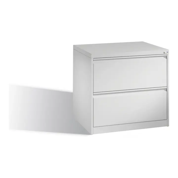 Classeur suspendu C+P Acurado pour dossiers suspendus DIN A4, 2 tiroirs, 2 voies Avant Corps gris clair Corps gris clair Gris clair Vente Directe