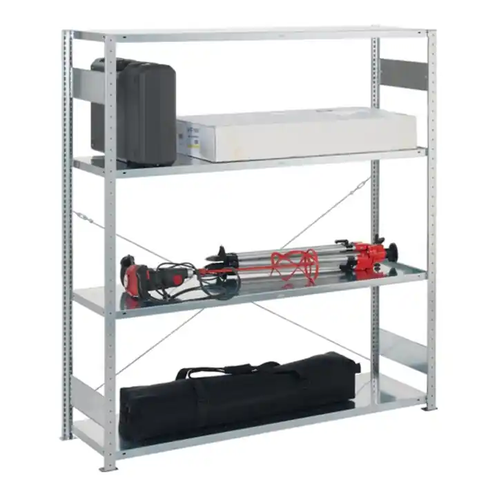 Étagère à emboîter grands rayonnages H2000xl1700xP600 mm étagère de base galvani Nouvel Arrivage