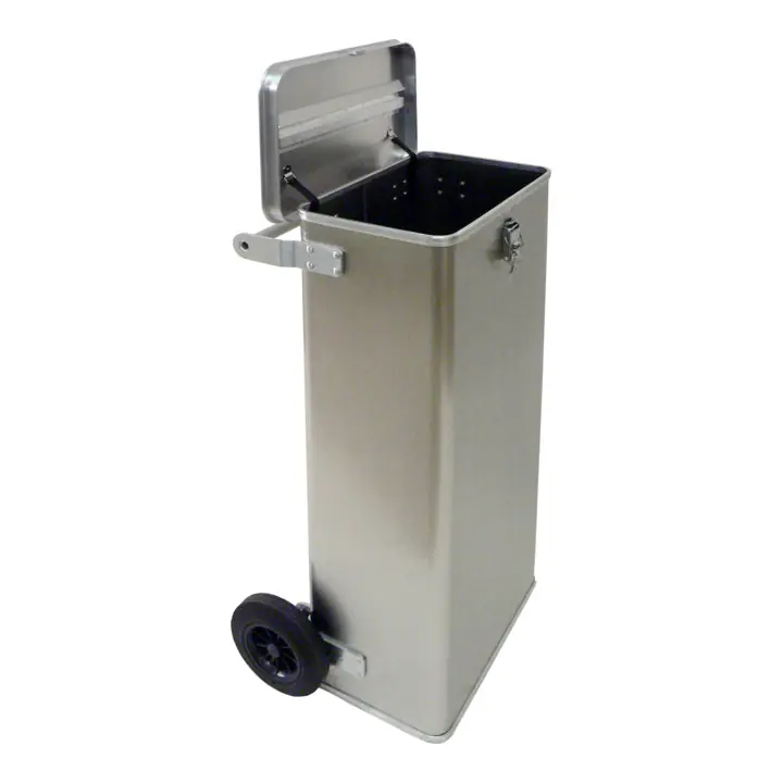 Gros Lot Conteneur à déchets Gmöhling D 1009 H volume 120l aluminium