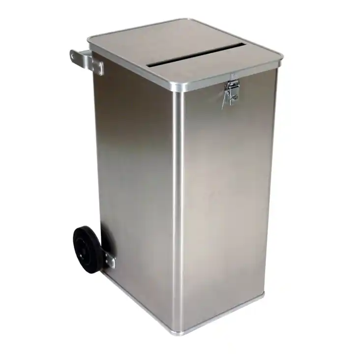 Gros Lot Conteneur à déchets Gmöhling D 1009 volume 240l aluminium