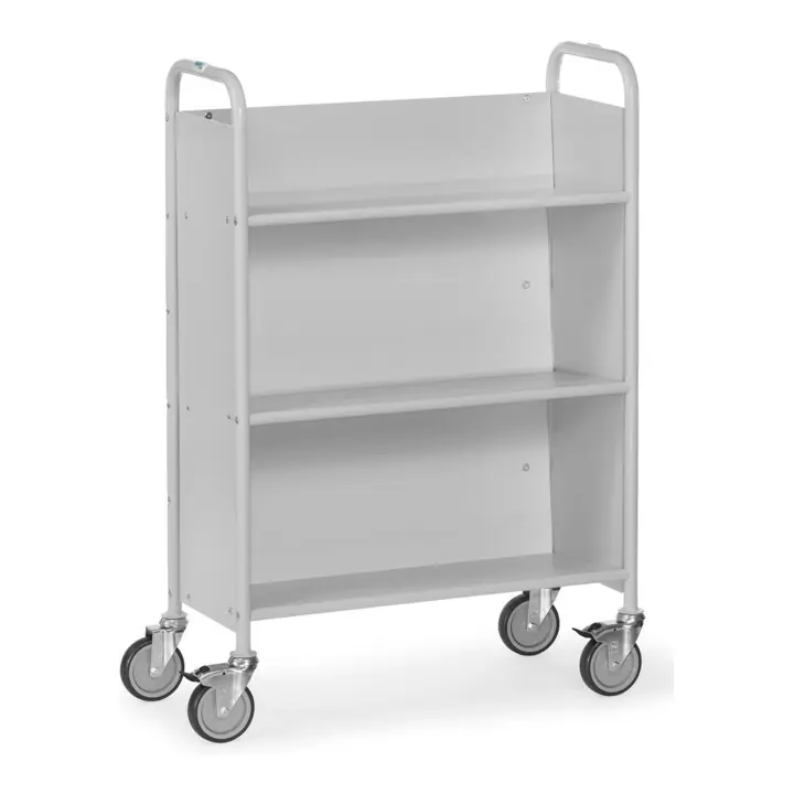 Offre Exclusive fetra Chariot de bureau à plateaux inclinés 4891 - charge max. 150kg Pneus TPE