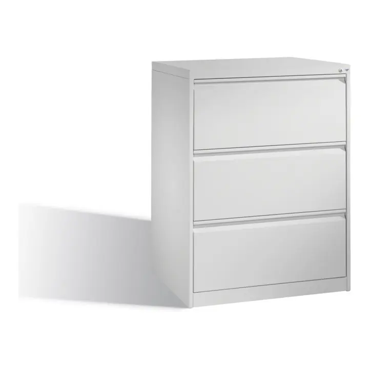 Classeur C+P Acurado pour dossiers suspendus DIN A4, 3 tiroirs, deux voies Avant Corps gris clair Corps gris clair Gris clair Top Vente