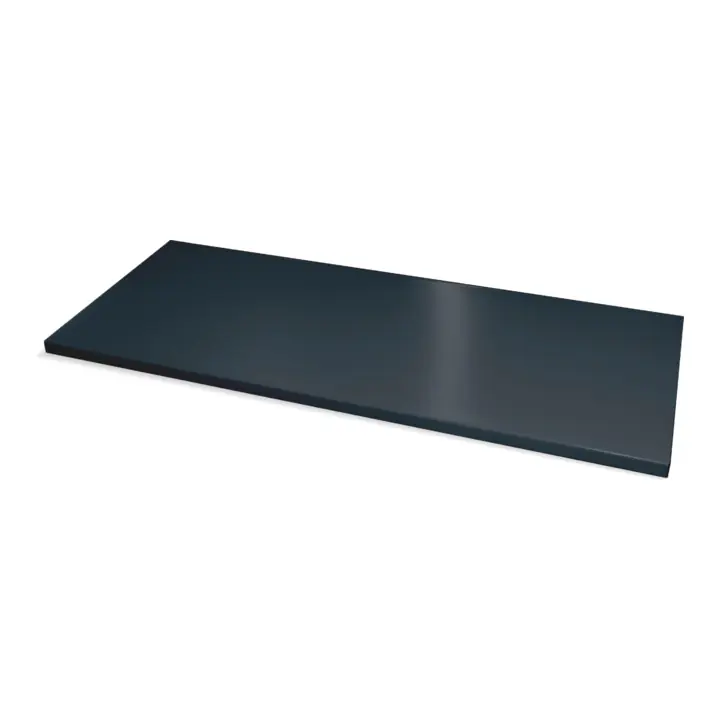 Tablette C+P laquée pour armoire de classement avec volet roulant B649xT420mm couleur gris noir En Vogue