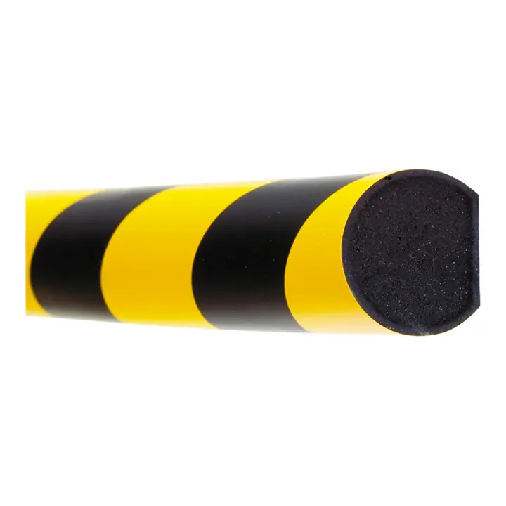 Protection contre les chocs Moravia MORION surface circulaire 32 x 40 x 1000 mm jaune/noir magnétique Offre Limitée