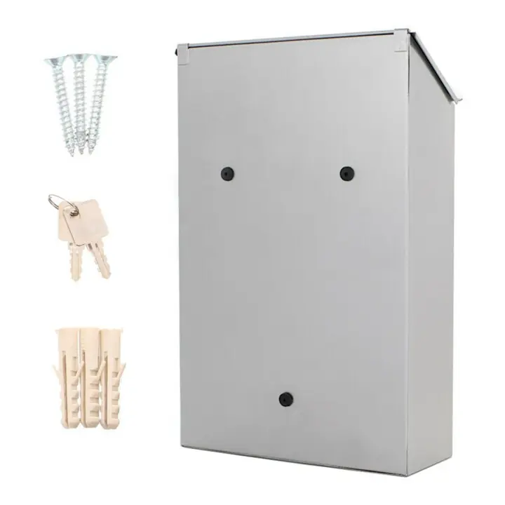 ROTTNER Boîte aux lettres Pisa avec serrure à cylindre, gris anthracite poudré Dernière Chance