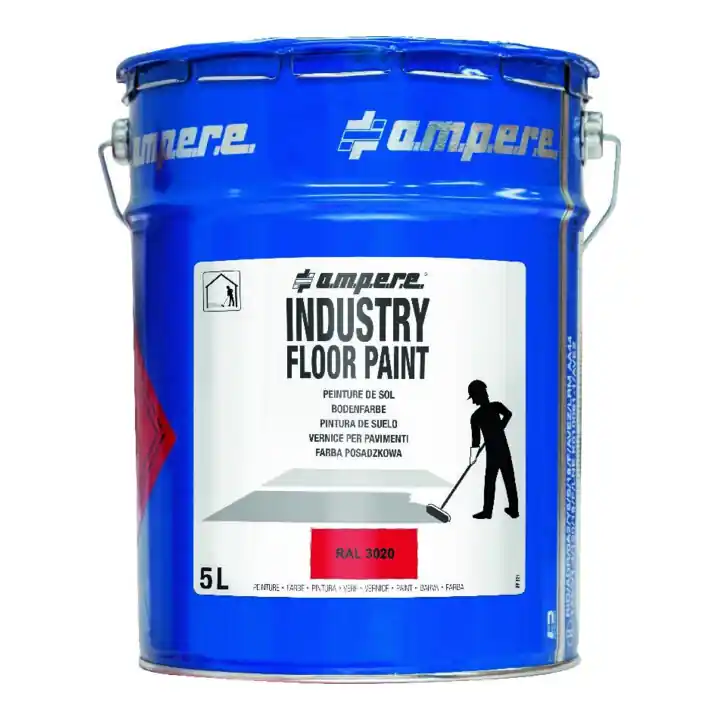 A.M.P.E.R.E. Peinture de marquage au sol Traffic Industry 5L rouge Satisfait Ou Remboursé