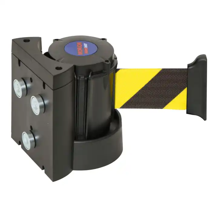 Produit De Marque Sangle murale magnétique Moravia MORION jaune/noir hachuré, longueur 3000 mm