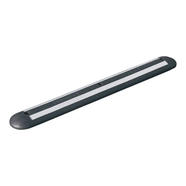 Barre de séparation Moravia noir blanc réfléchissant 1200 x 150 x 45 mm + matériau de la cheville Jusqu’à Épuisement Des Stocks