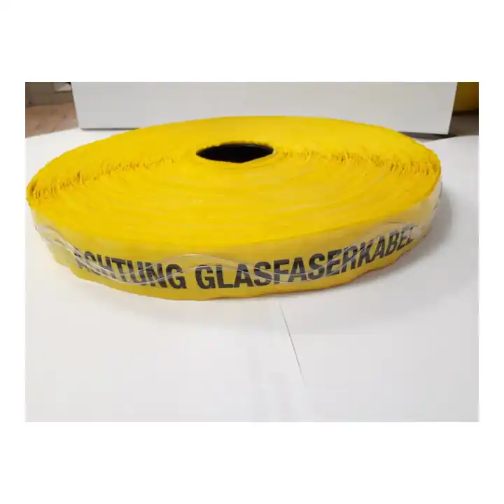 KELMAPLAST Ruban de localisation 250 m Attention câble en fibre optique jaune Usine Directe