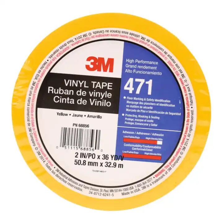 Offre Du Jour 3M Rubans adhésifs en PVC doux, Couleur: YELLOW