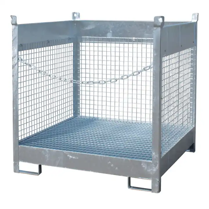 Palette d'empilage de fûts Bauer Südlohn FSP-4 D, galvanisée à chaud Solde