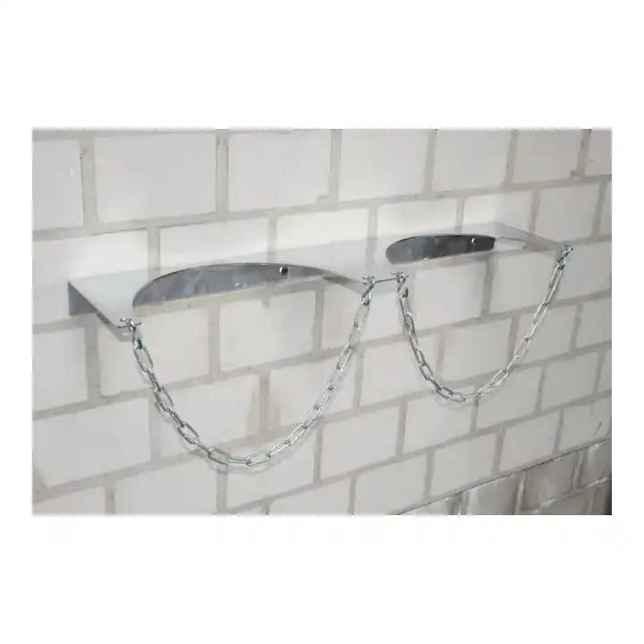 Support mural pour bouteilles de gaz Bauer Südlohn GWH 320-II, galvanisé à chaud Top Qualité