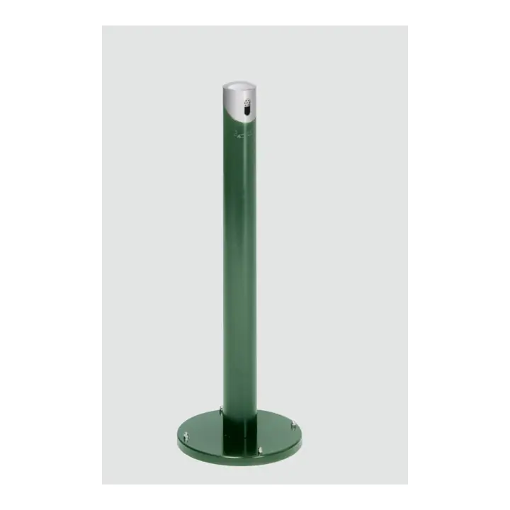 Prix Promo Cendrier borne rond SG 105 R, vert, tête argent Var