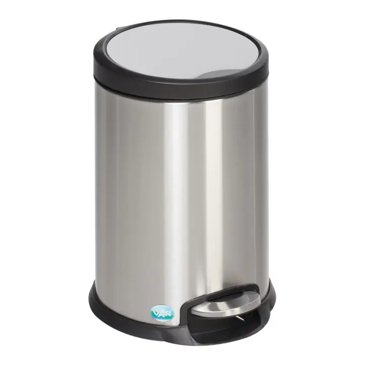 Poubelle sanitaire, avec pédal Inox 12 l. Var Nouvel Arrivage