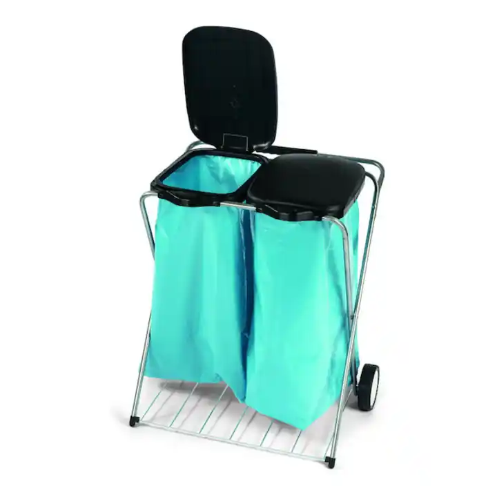 Nölle Collecteur de déchets 2×120 l chariot avec couvercle noir Marque
