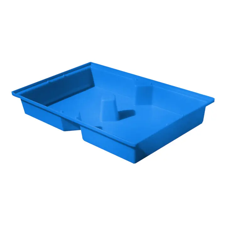 Premium Bac de rétention PE sans grille pour petits conteneurs 119,5x79,5x18,5 cm