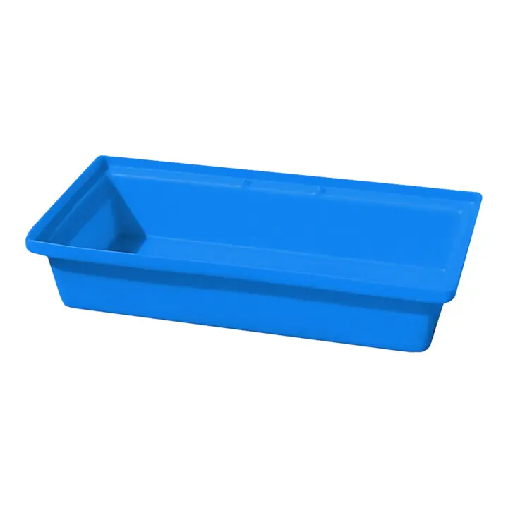 PE Bac de rétention sans grille pour petits contenants 80,5x40,5x17cm, 31 litres Tendance