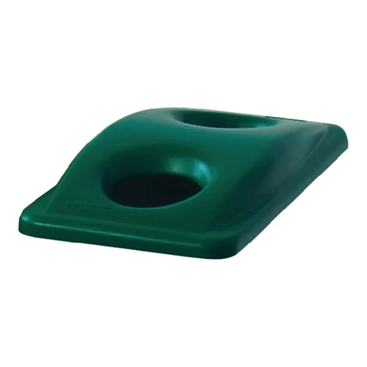 Nouveauté Couvercle polyéthylène vert l.290xP520mm poubelles de tri 60 l p. les bouteilles