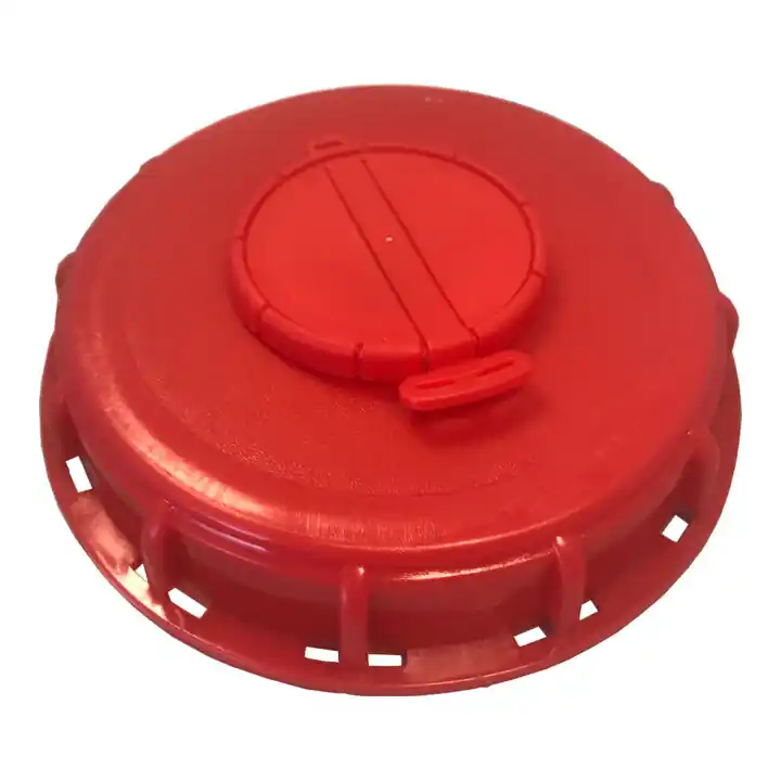 Gros Lot IBC Container couvercle avec ventilation, PP, rouge, IG 150 mm