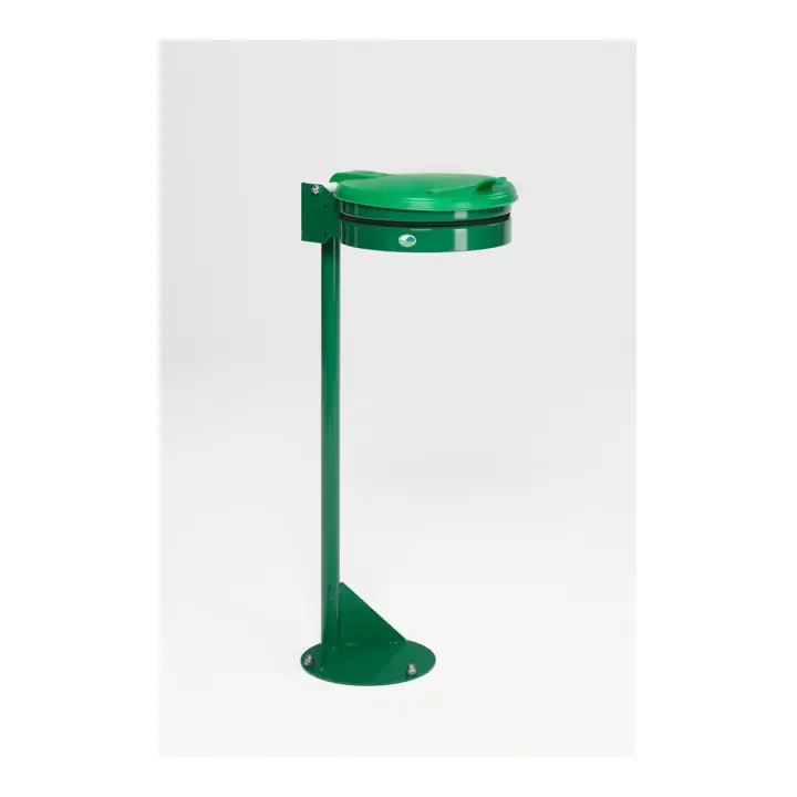 Support sac VIGIPIRATE, vert avec couvercle en plastique vert Var Prix Réduit