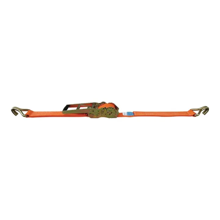 Must-Have Sangle d'amarrage 5000 avec crochets profilés, cliquet engrenage L. 6,00 m LC U