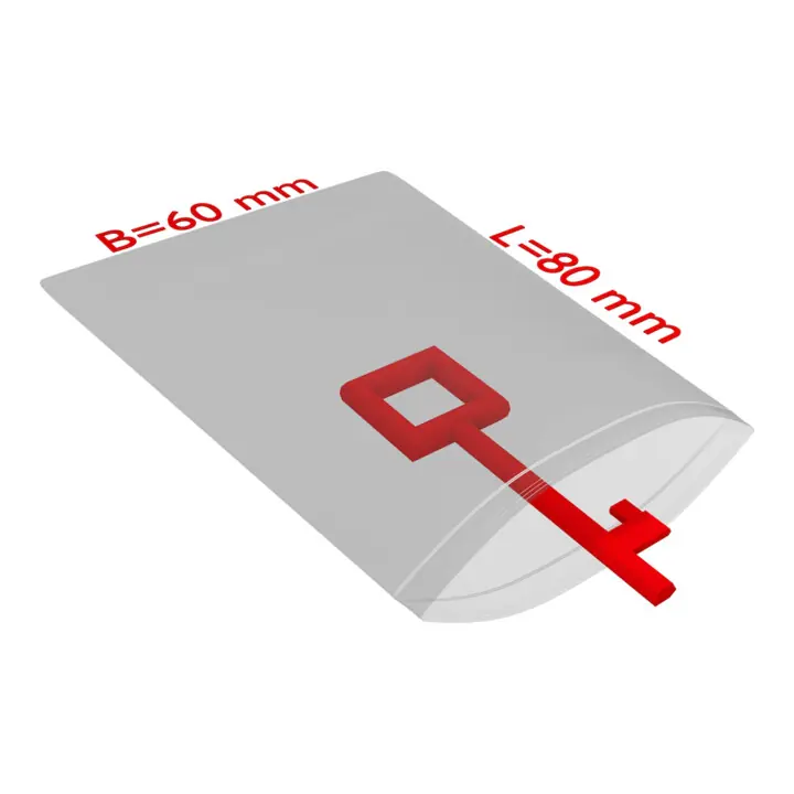 TransPak Sachets à fermeture pression 60x80mm, 50my, VE2000 Paiement Sécurisé