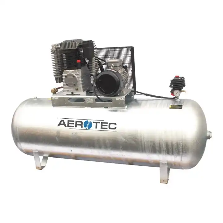 En Vogue Aerotec N60-500 Z PRO couché - 400 Volt galvanisé Compresseur lubrifié